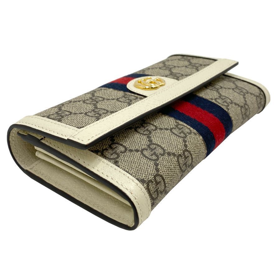 GUCCIオフィディアGGコンチネンタルウォレット長財布GGスプリーム グッチ 長財布 GGスプリーム オフィディア コンチネンタル
