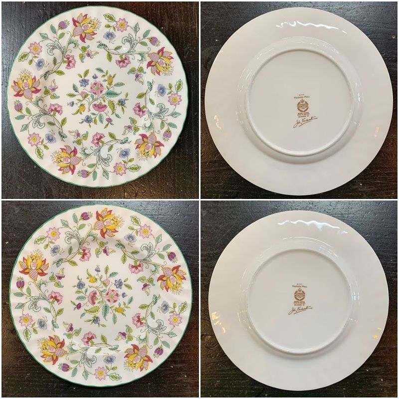廃盤 ミントン ハドンホール プレート 20cm 5枚セット 皿 Minton