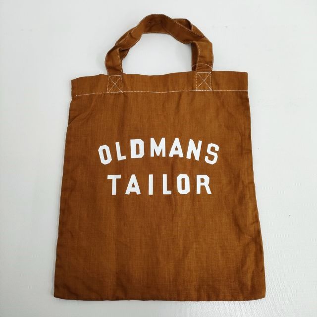 R&D.M.Co- 新品 OLDMANS TAILOR 製品染めリネンロゴプリントミニ