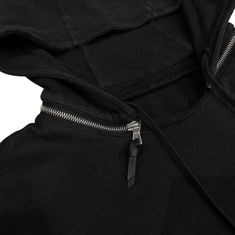 11 by Boris Bidjan Saberi ジップフードプルオーバーサムホール