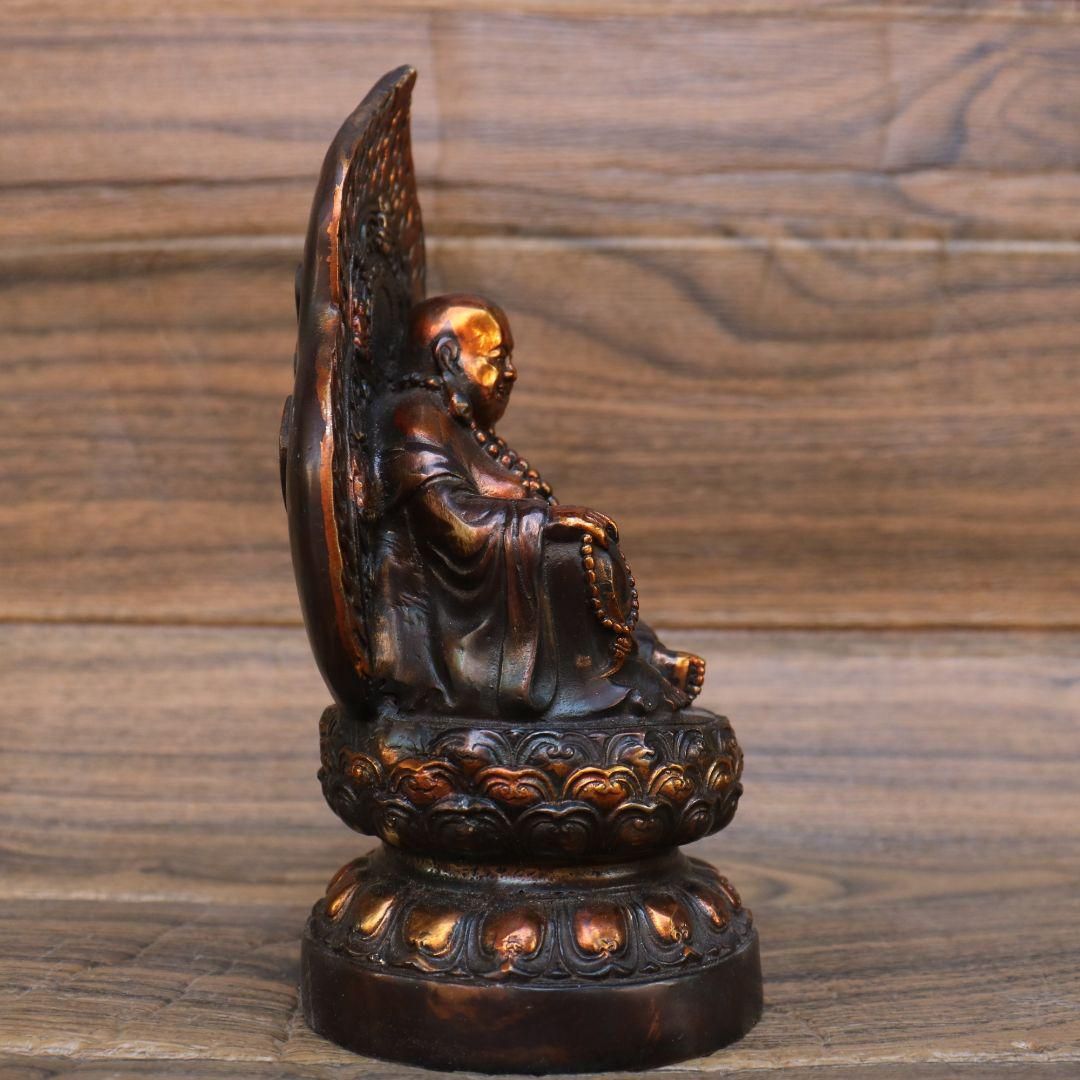 弥勒仏仏像 銅製 仏像 彫刻 置物 開運 風水 弥勒仏仏像 銅製 仏像 彫刻 置物 開運 風水 | 金属工芸