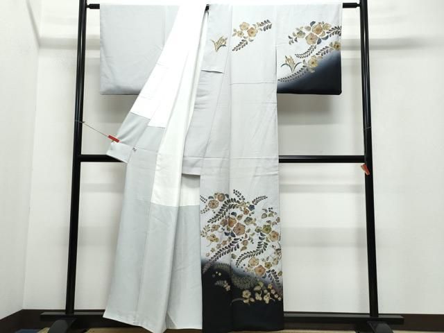 平和屋着物○訪問着 辻が花 金銀彩 さが美扱い 正絹 逸品