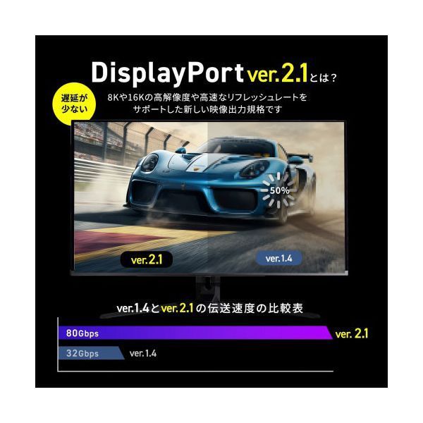 ver2.1ケーブル1m DP80
