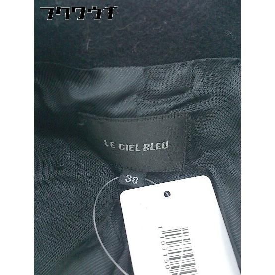 LE CIEL BLEU - 美品！LE CIEL BLEU ルシェルブルー　黒 ダウンジャケット サイズ38 LE CIEL BLEU - お値下げしました アンシャントマン レザー
