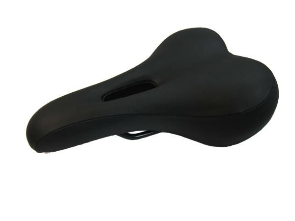 【新品・3営業日で発送】松洋製作所 JUSTEK JT-2342 穴あきスポーツサドル ブラック