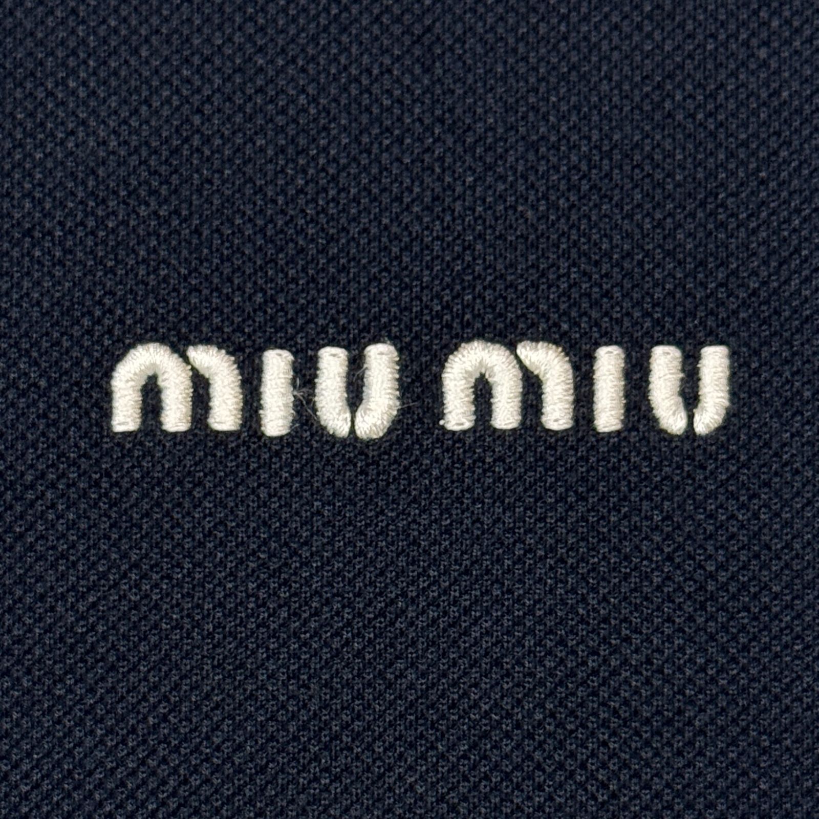 国内正規 未使用品 MIUMIU ボンデッドピケ テクニカルジャージ