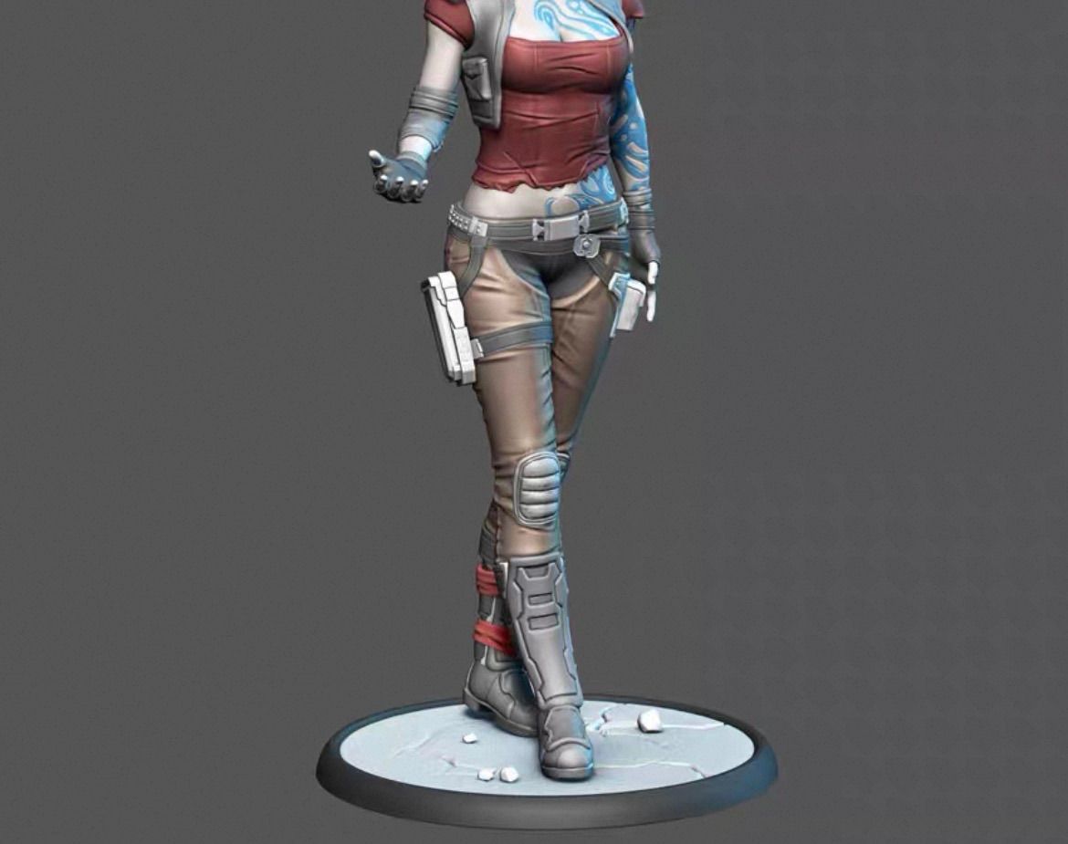 1/6 ガレージキット フィギュア 未塗装 リリス ボーダーランズ