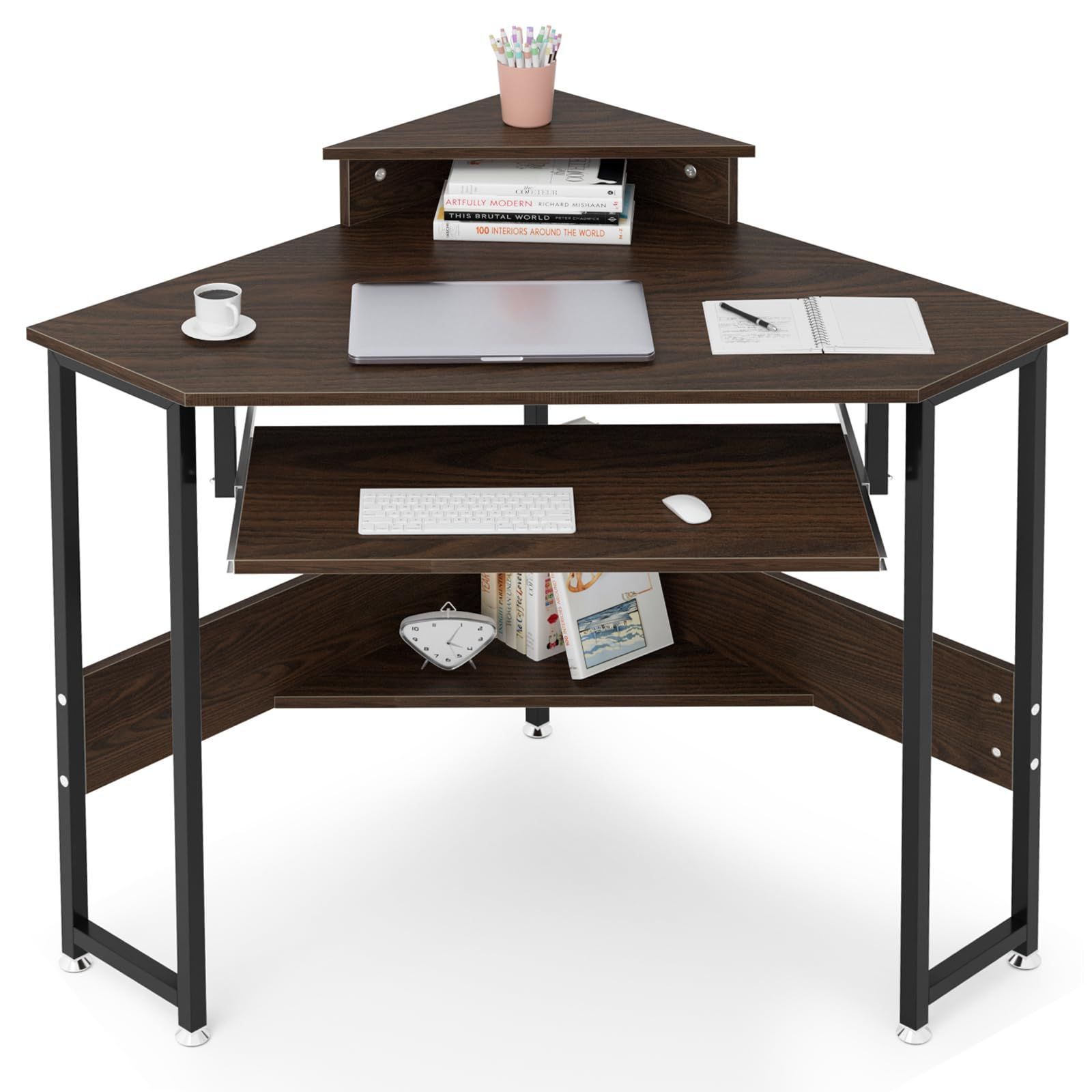 取付無料！無印良品 スチールユニットシェルフ キャスター付きパソコン