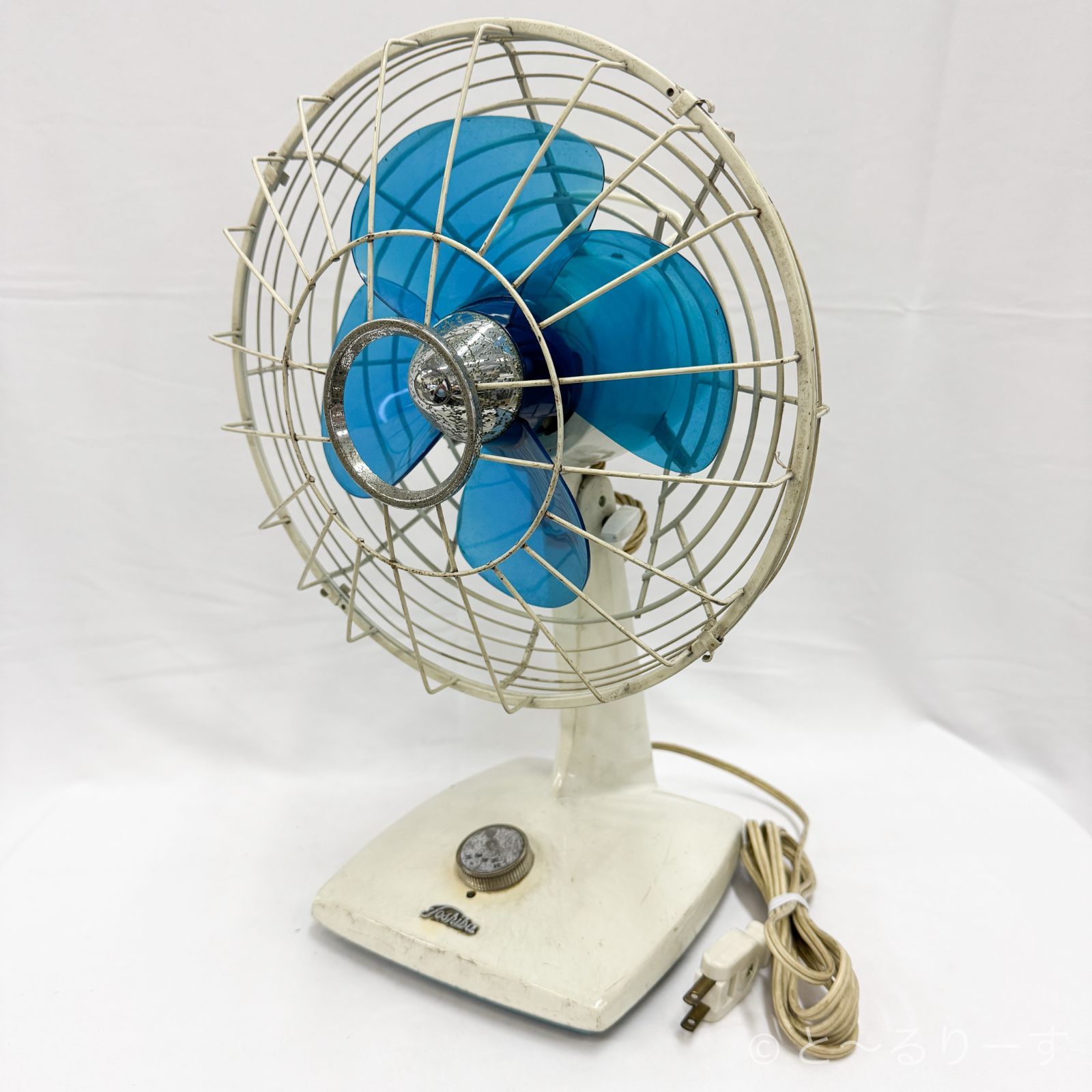 動作確認済】 TOSHIBA 東芝 扇風機 卓上扇 EH形 羽根径20cm 昭和