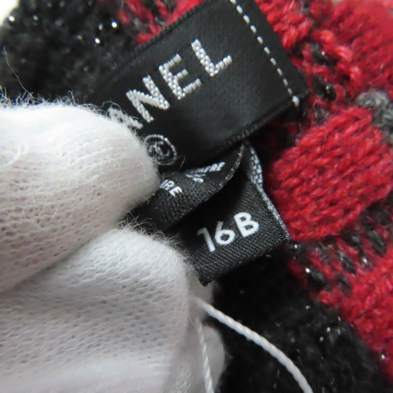 未使用品☆CHANEL シャネル 16B カシミヤ ココマーク付 ニット  