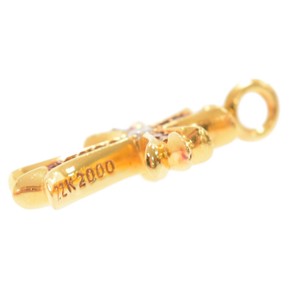 専用出品22kパヴェダイヤ ネックレストップノーブランド8 専用出品22k