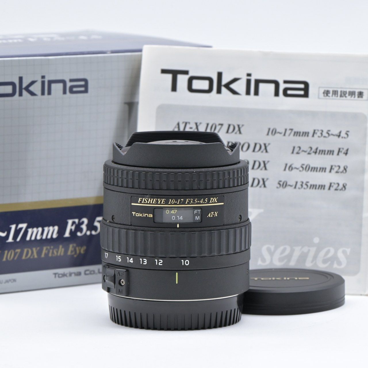Tokina トキナー AT-X FISHEYE 10-17mm F3.5-4.5 キヤノン用 交換レンズ