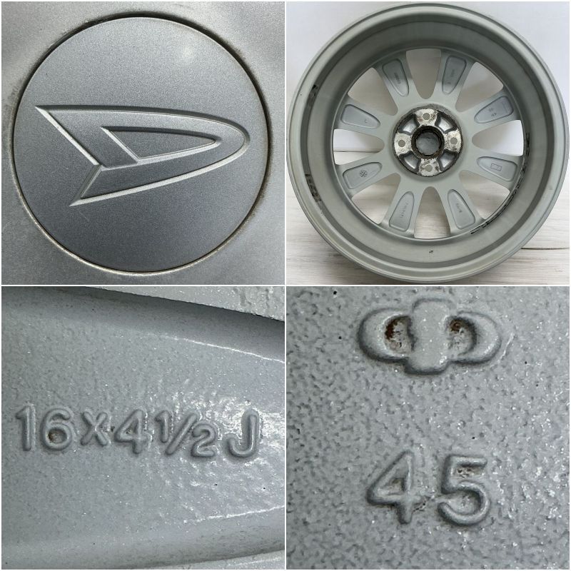 中古 16インチ アルミ ダイハツ ムーヴ 純正 4本セット コペンGR