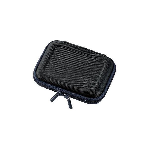 (まとめ)エレコム ポータブルHDDケース(セミハード) HDC-SH001BK〔×3セット〕