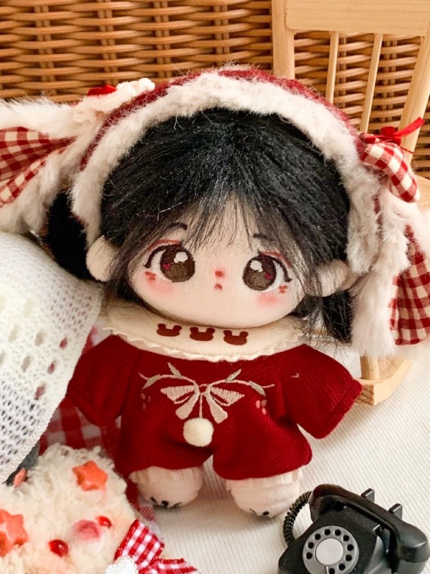 10cmぬい服かわいいうさ耳の赤ずきん風セット着ぐるみ洋服