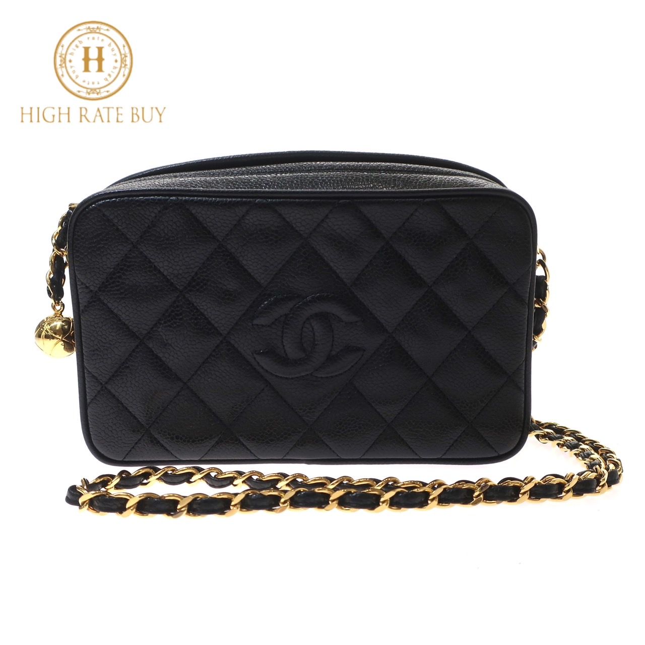 CHANEL シャネル【極美品】マトラッセ ココチャーム チェーンショルダー