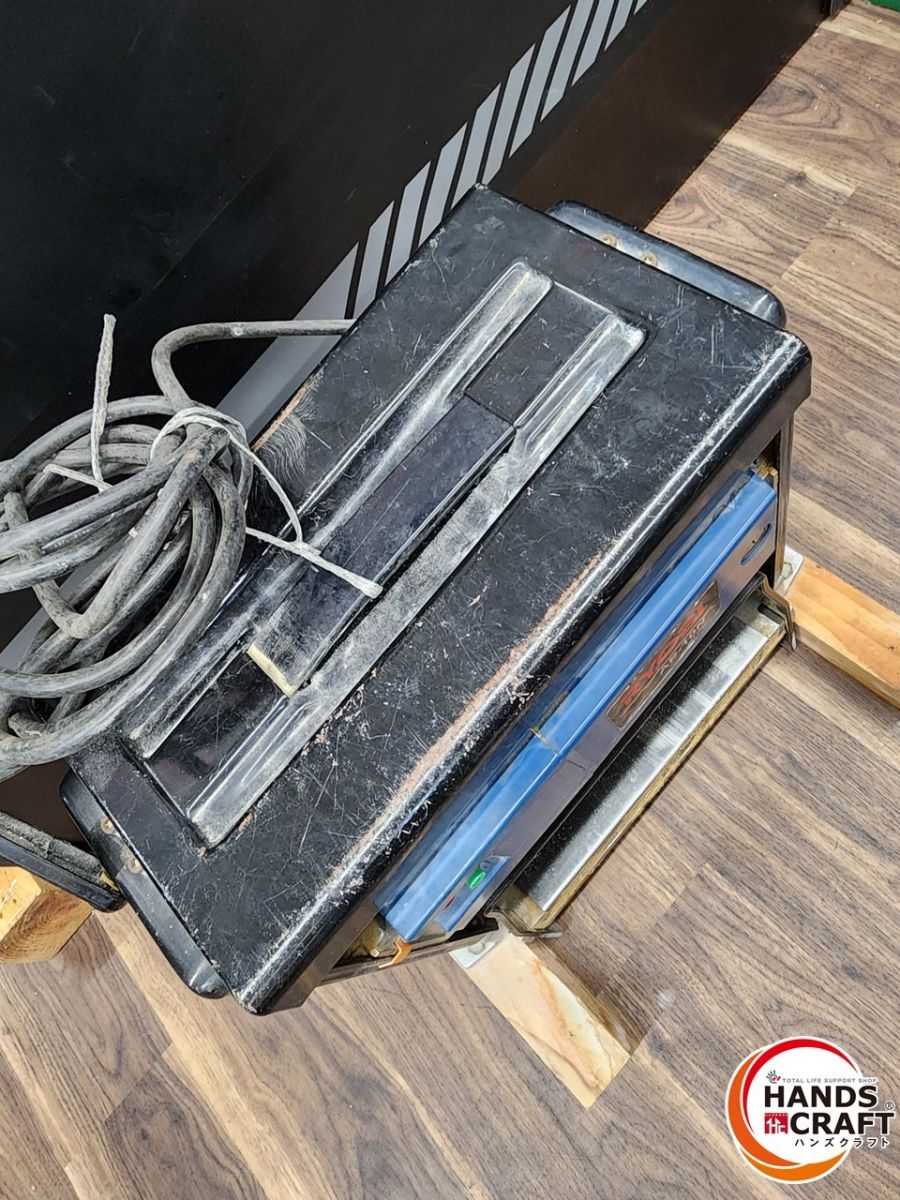 ♭ ジャンク品 リョービ RYOBI AP-10N 自動カンナ 最大切削幅254mm 100V ハンズクラフト熊本店 回転と上下の移動の のみ