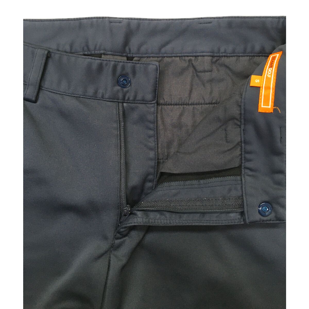 中古 メンズ ビームスゴルフ BEAMSGOLF パンツ S ネイビー 刺しゅう
