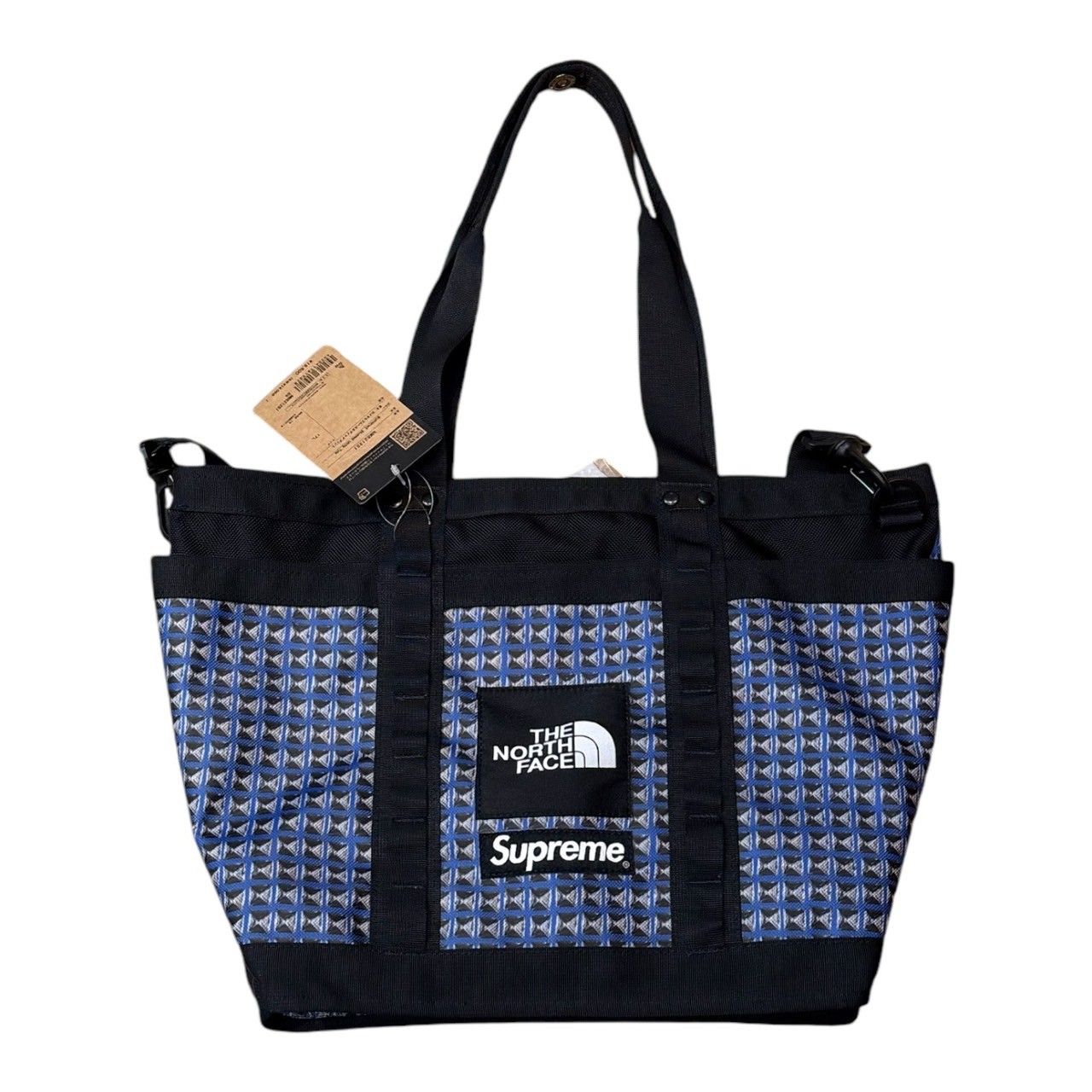 Supreme North face Studded Explore Utility Tote Royal 未使用タグ 