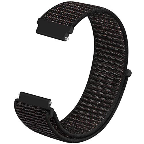 [Tiptops] 時計バンド 22mm 20mm 18mm 16mm 時計ベルト ナイロン スポーツループ 軽量で通気性があり調整が簡単