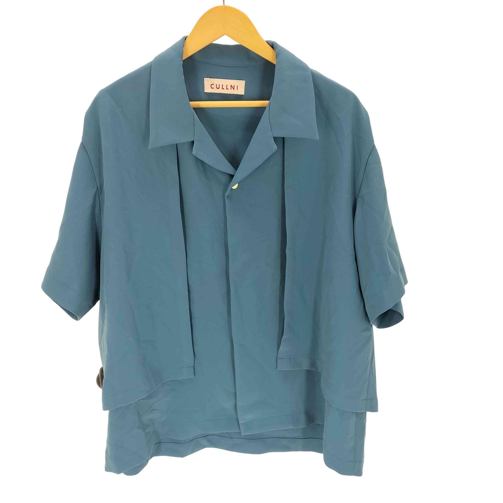 CULLNI 24SS 別注 レイヤードシャツ CULLNI 24ss 別注 レイヤードシャツ