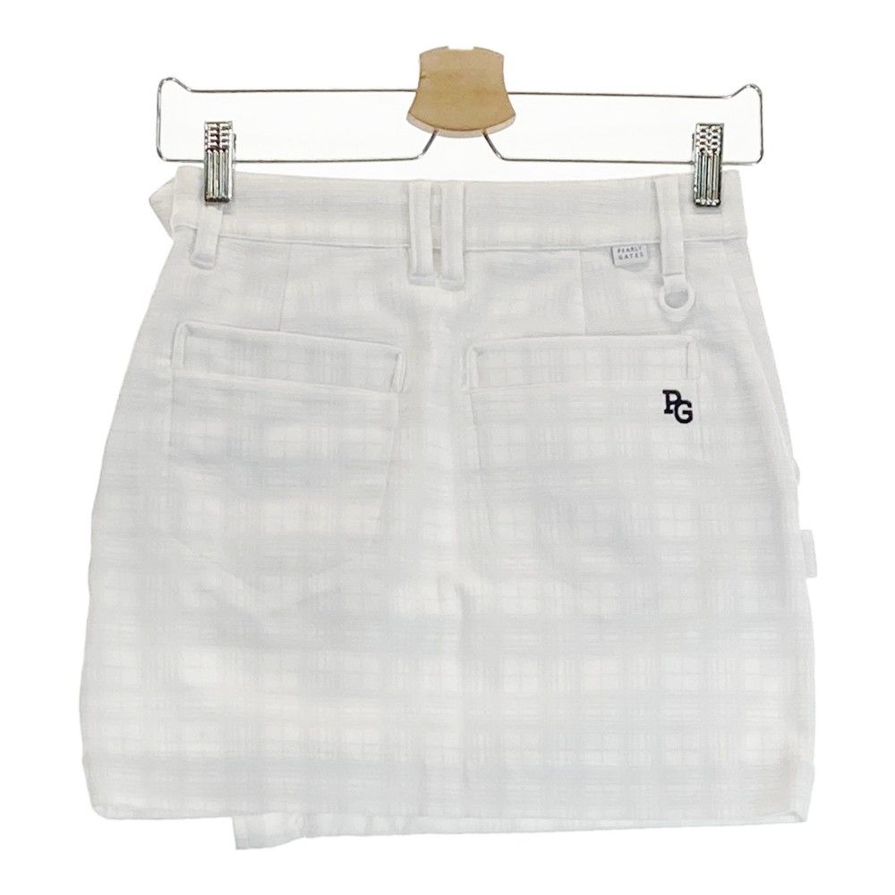 サイズ 00 PEARLY GATES パーリーゲイツ モデル スカート チェック柄 ホワイト系 240101256068 ゴルフウェア レディース ストスト WWW_NOITHATQUANGTHANH_NET