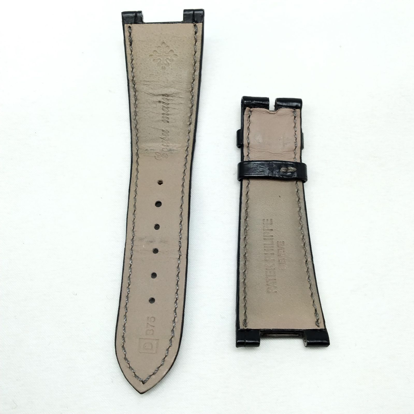 ✨️PATEK PHILIPPE✨️パテックフィリップ 時計ベルト 黒 クロコ