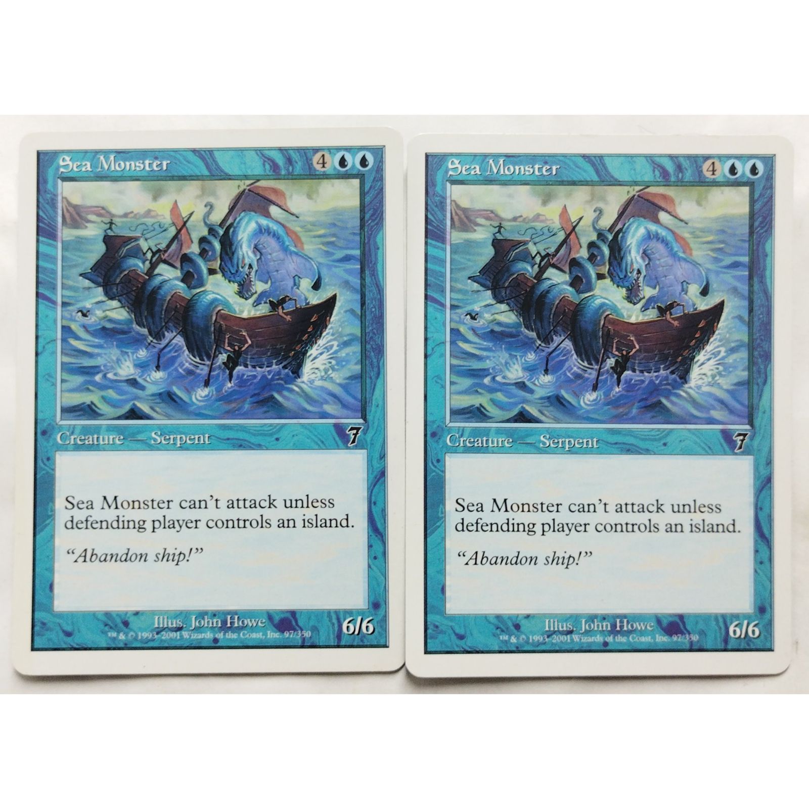 Sea Monster 97/350 マジック ザ ギャザリング 英語版 2枚