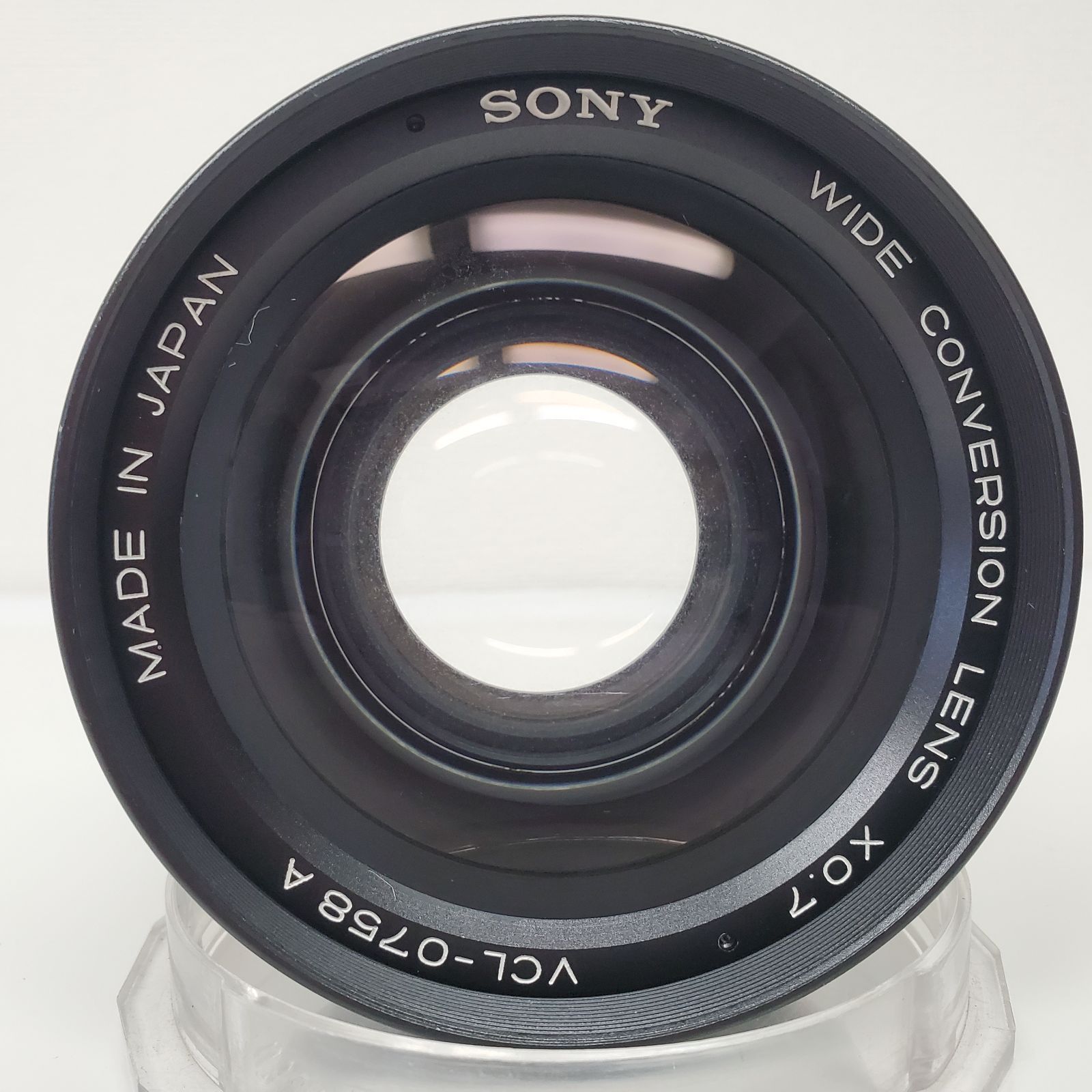 ソニー SONY ワイドコンバージョンレンズ WIDE CONVERSION LENS x0.7 VCL-0758A ワイコン レンズ 0.7倍  径52-58mm ケース付き