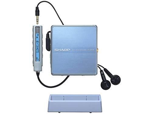 SHARP シャープ MD-ST600-A ブルー系 ポータブルMDプレーヤー MDLP対応 MD再生 機