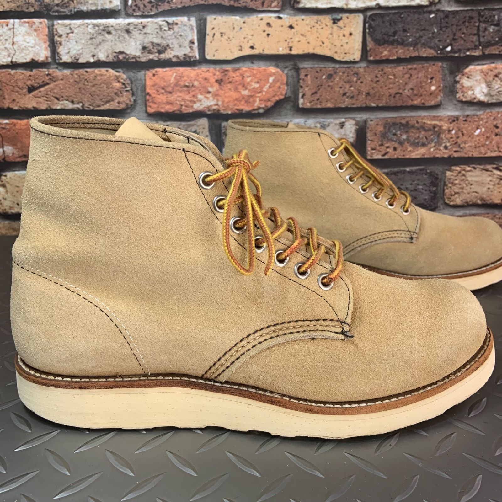 ☆REDWING 8167 半円犬タグ 1997年製 廃盤モデル US8E JP26㎝ レッド