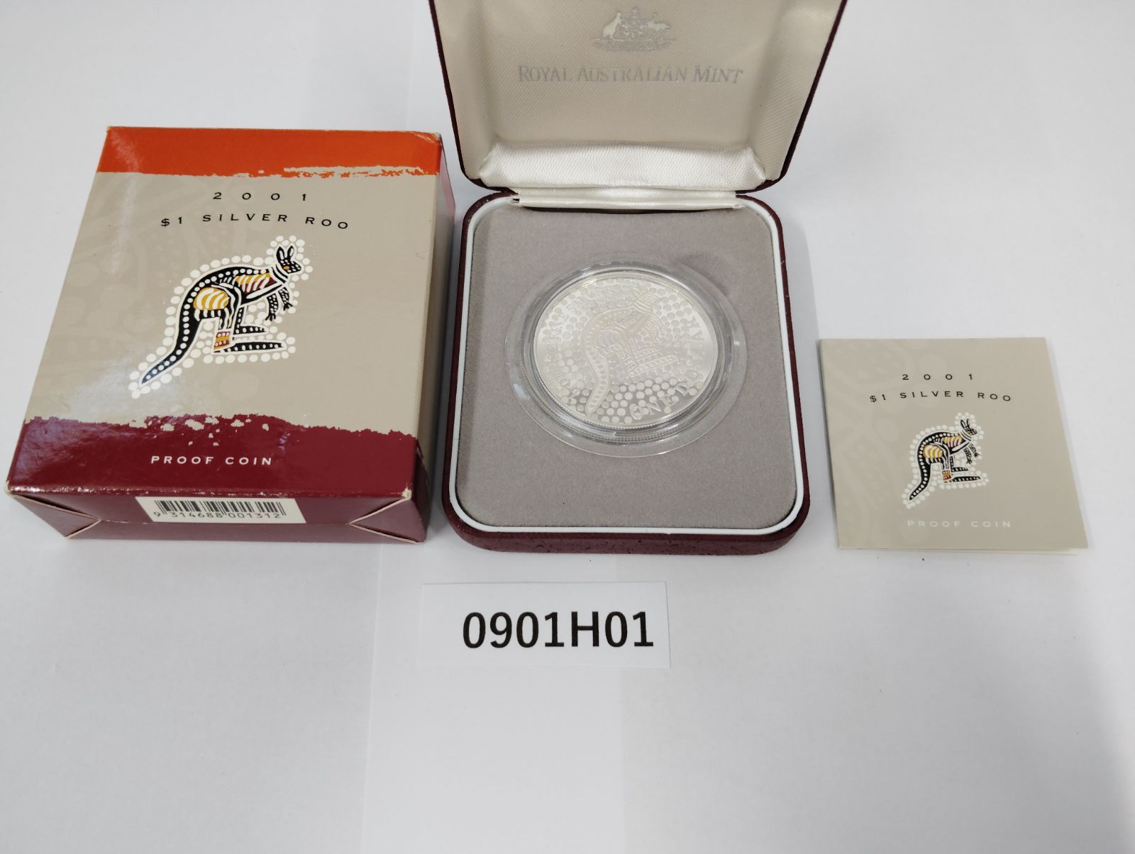 0901H01】 ROYAL AUSTRALIAN MINT 2001年 カンガルーシルバー