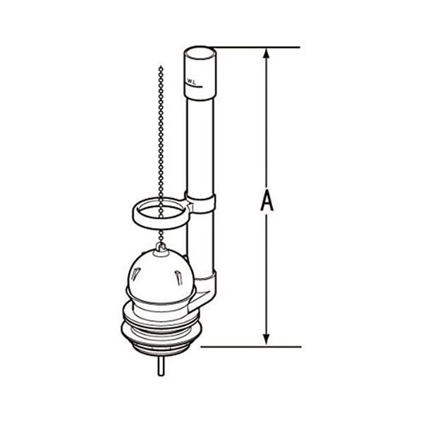 卸直営 LIXIL INAX 密結洗落シロータンク用フロート弁 弁座内径38mm PK-DTF-810C 1個 kreta.de