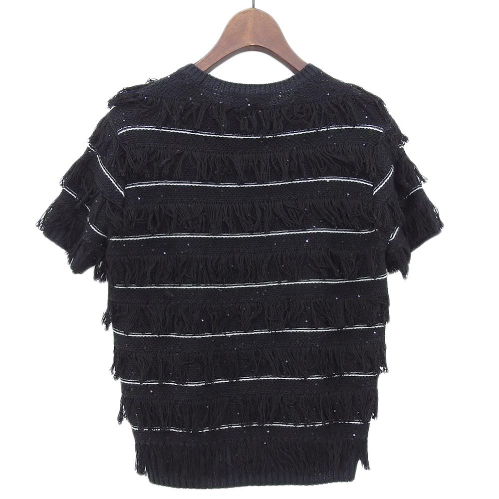 Drawer ドゥロワー DRAWER ドゥロワー コットン 7Gフリンジ スパングル  