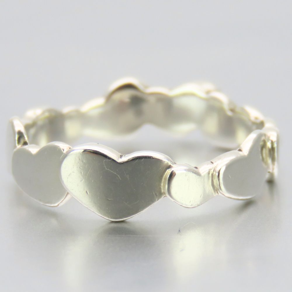 中古】 ティファニー リング・指輪 モダンハート シルバー925 約2.6g  