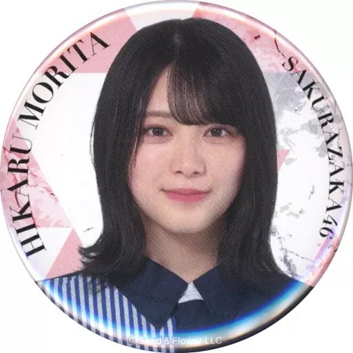 中古】バッジ・ピンズ 森田ひかる(櫻坂46) 缶バッジ ローソン・Loppi