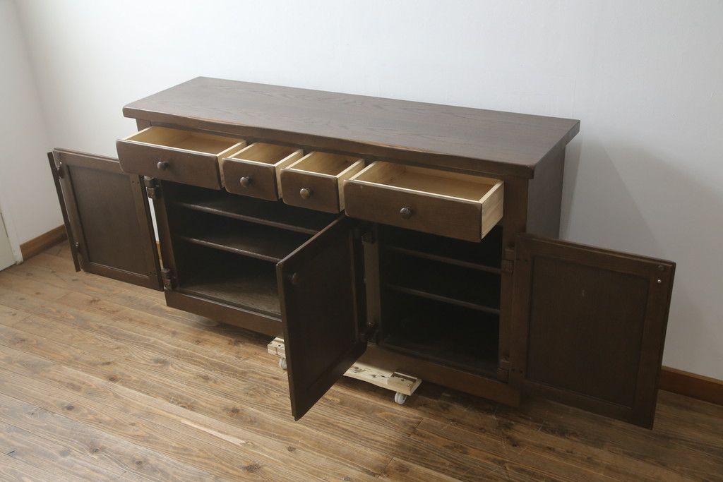 EHK60 柏木工 ウィルダネス サイドボード オーク無垢材 リビングボード