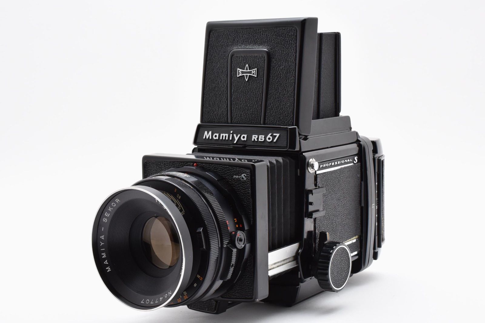 値引応談 ◆ 上 マミヤ Mamiya RB67 Pro S セコール Sekor 127mm f3.8 中判 カメラ レンズ セット動作 済 2211 ◆ 気軽な