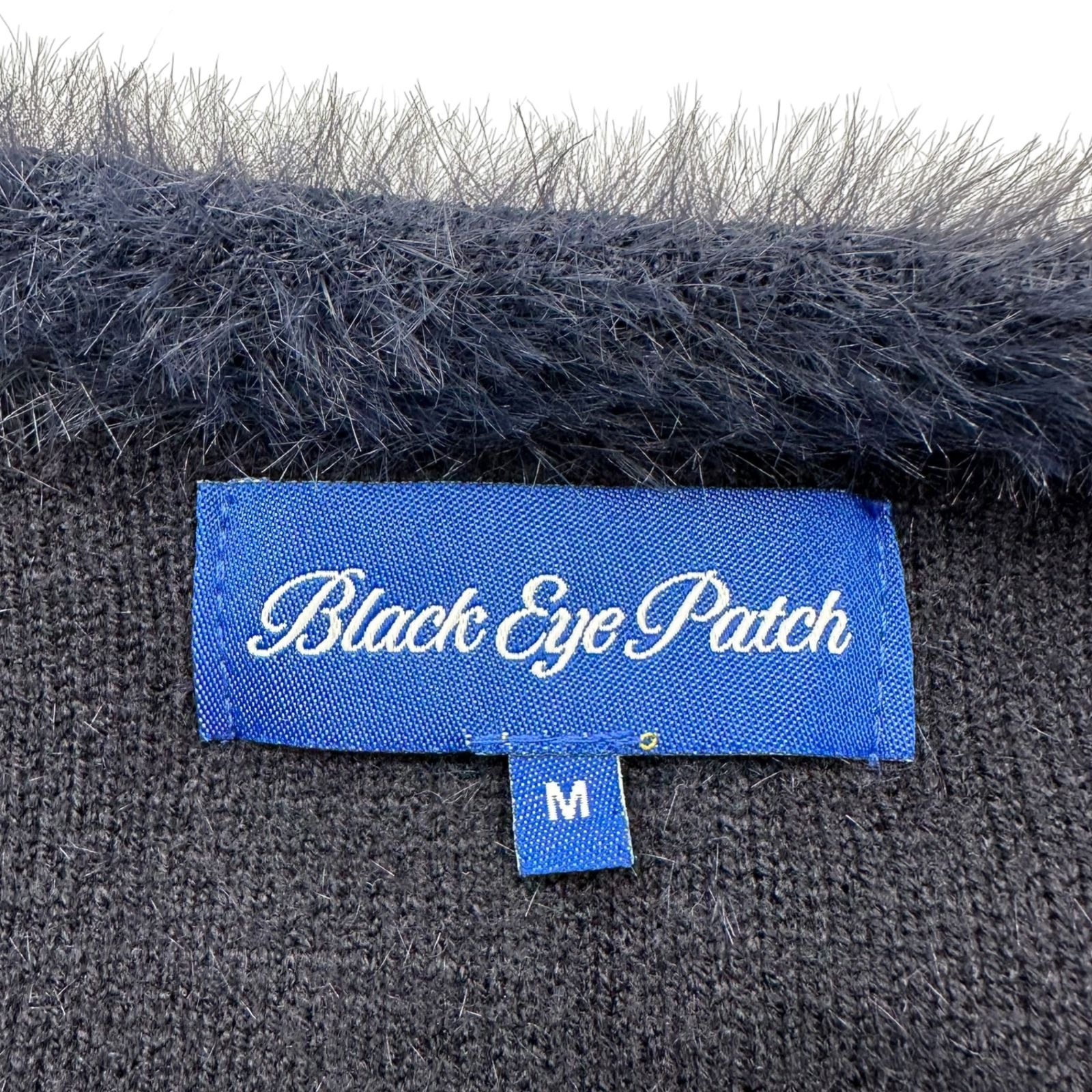 BLACK EYE PATCH(ブラックアイパッチ) OG LABEL SHAGGY CARDIGAN 