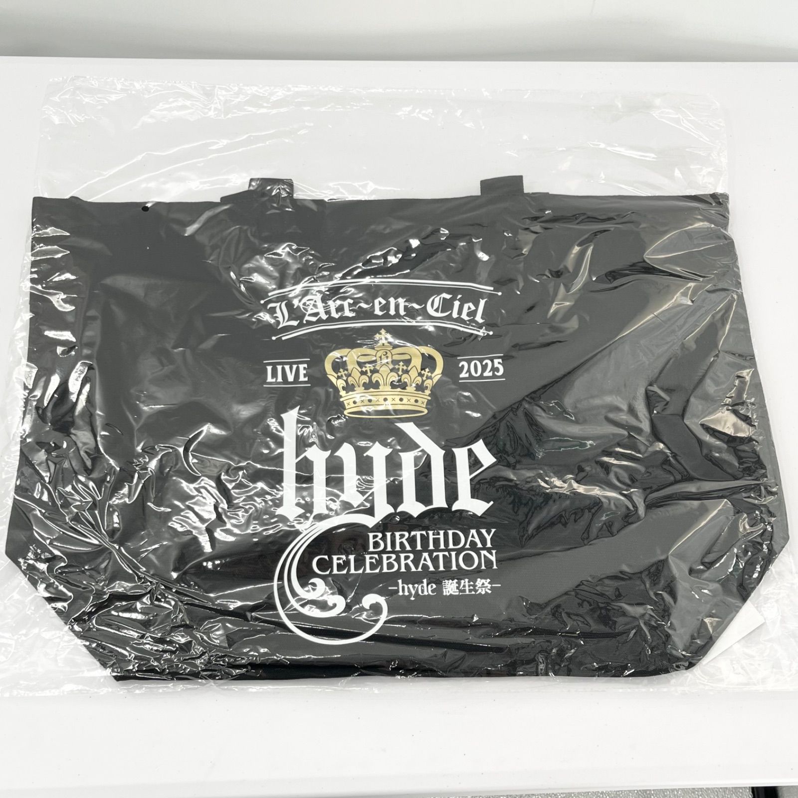 ラルクアンシエル ショッピングバッグ hyde BIRTHDAY 新品未開封 L'Arc‑en‑Ciel LIVE 2025 hyde 誕生祭 BIRTHDAY