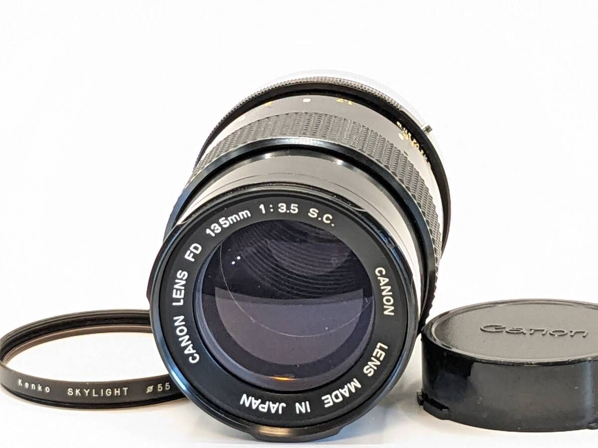 ☆極美品・光学極上☆キヤノン Canon FD 135mm f2 #782 特殊レンズ