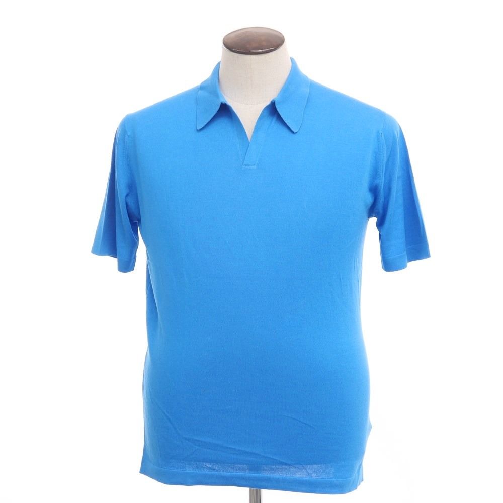 中古】ジョンスメドレー JOHN SMEDLEY コットン ハイゲージ スキッパー