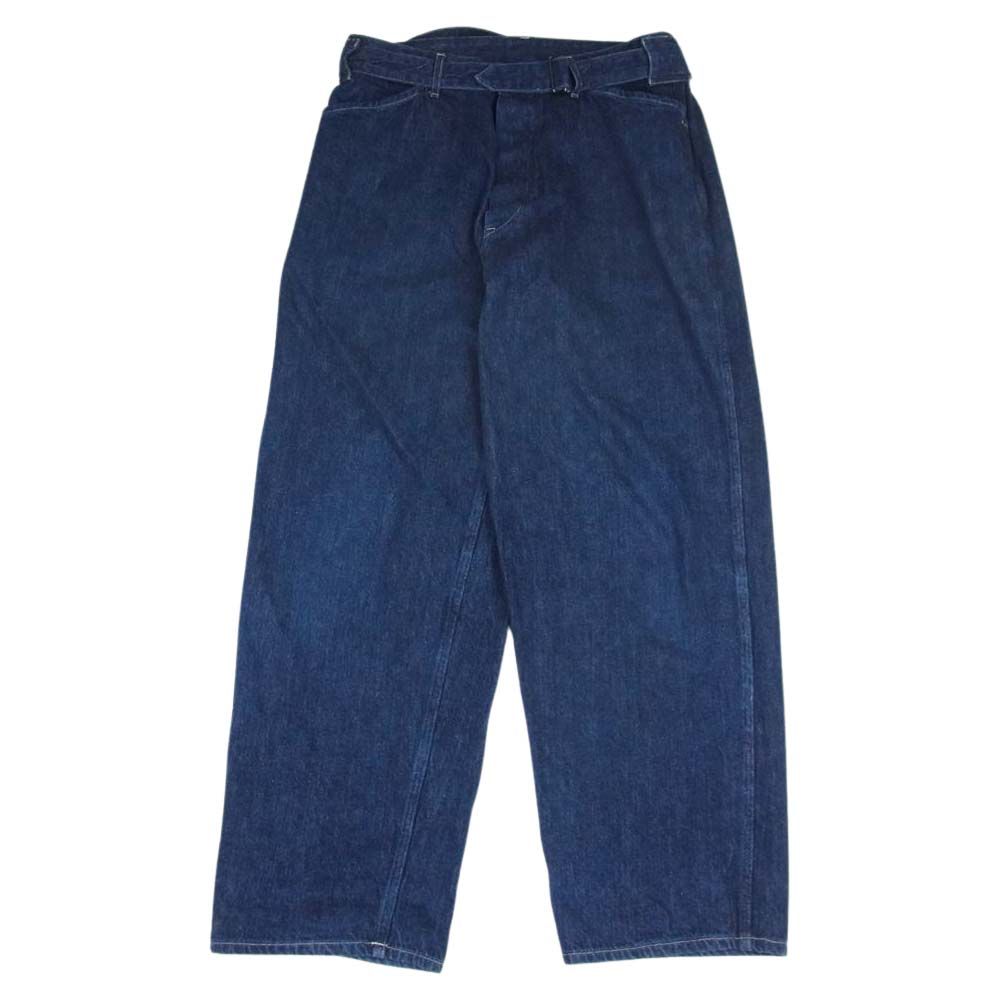 COMOLI コモリ デニムパンツ 21AW U03-03011 BELTTED PANTS ベルテッド ...