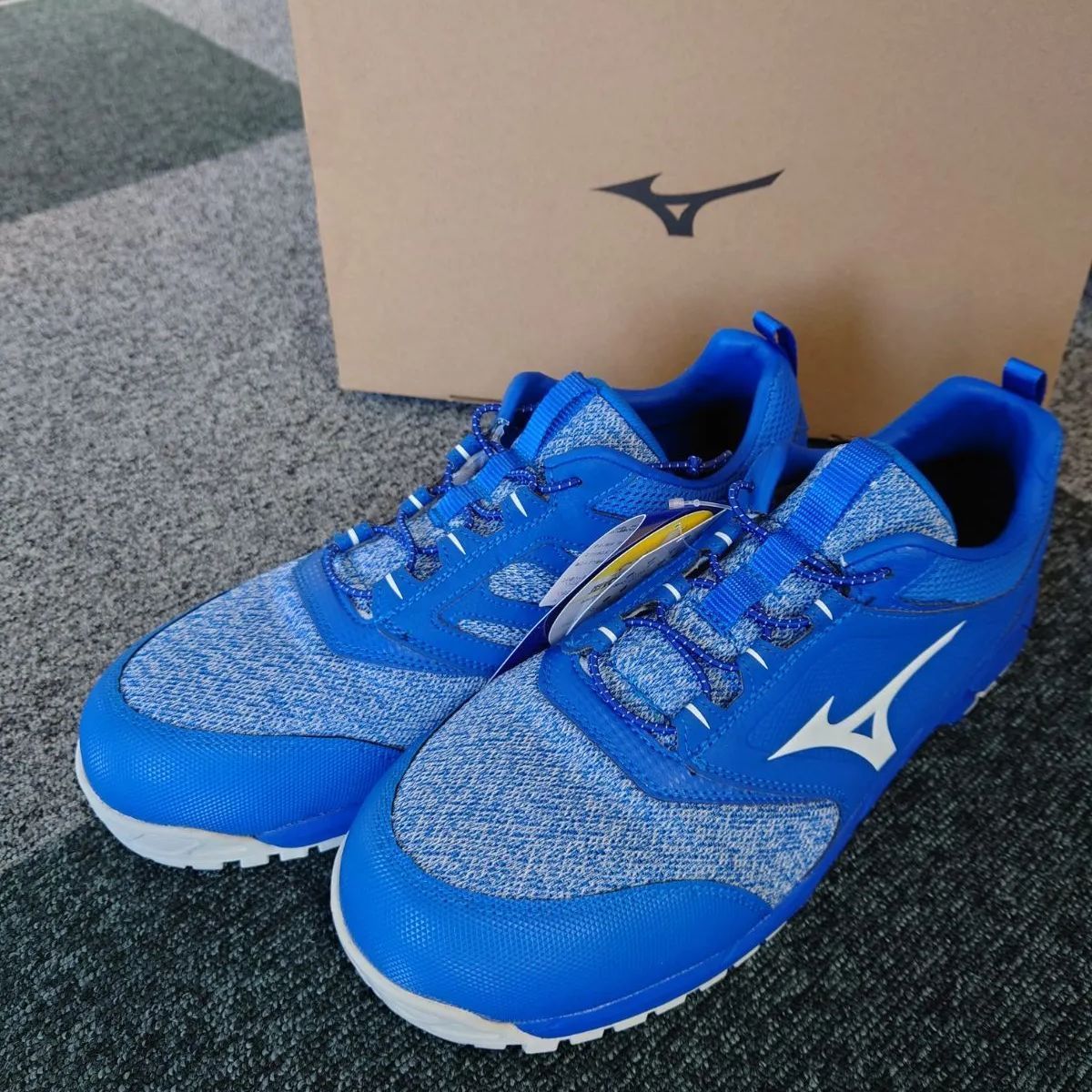 Mizuno 安全靴 オールマイティES31L ブルー×ホワイト 新品未使用 新品・消費税・送料込み！】MIZUNO オールマイティ 安全靴 ES31L