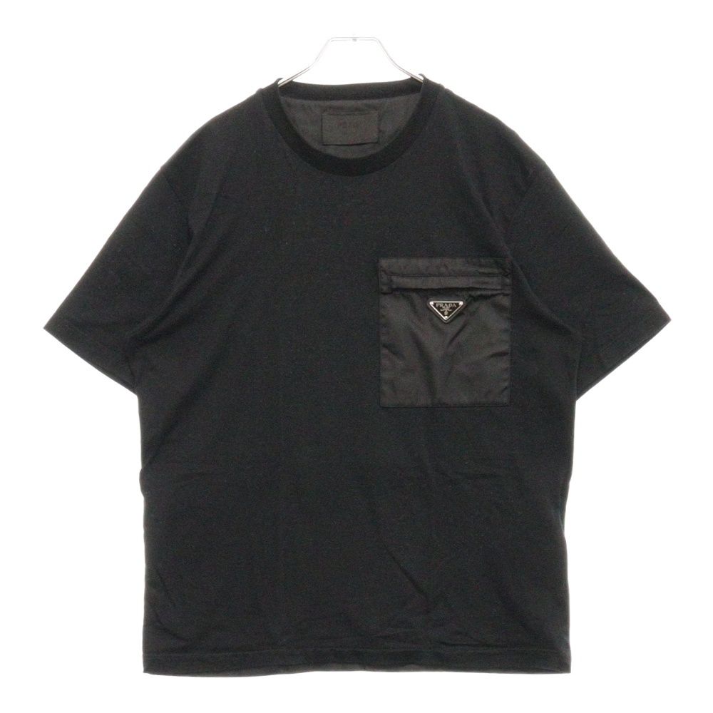 PRADA ロゴTシャツ カットソー ナイロンポケット L