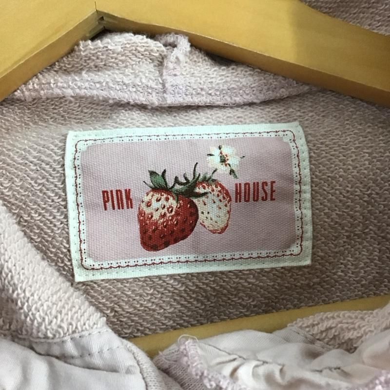 【フー】【新品】ピンクハウス　いちごステッチレース使いパーカー フー】【新品】ピンクハウス いちごステッチレース使いパーカー フー