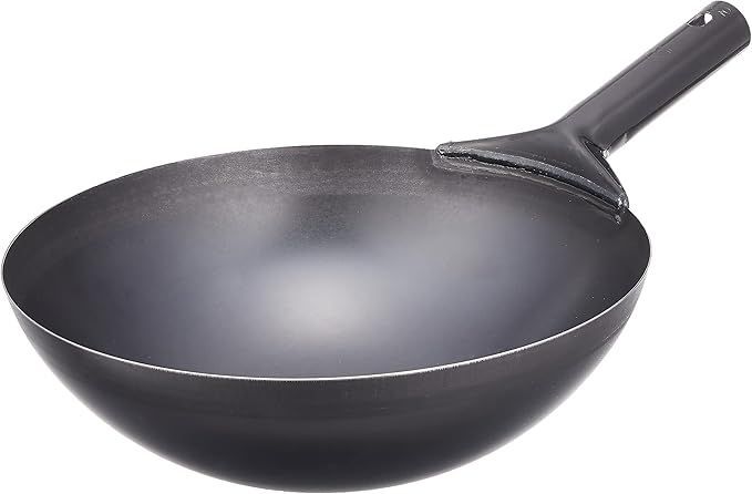 遠藤商事(Endo Shoji) TKG 中華鍋 北京鍋 27cm 共柄 片手 サイズ:φ270×深さ78mm 重量:1000g 材質:鉄 中華料理の定番 強火で一気に炒める調理に最適 業務用 APK11027