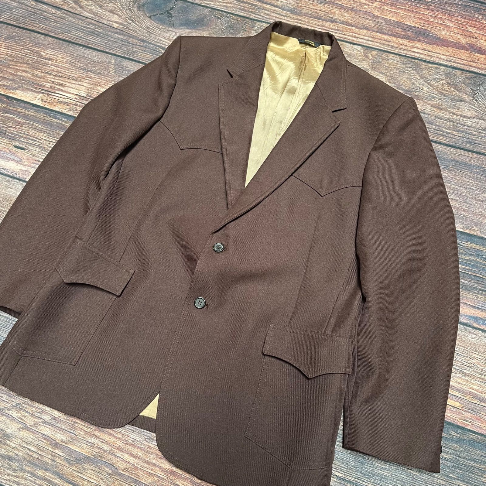 70‘s　Levi’s　スタプレ　ウエスタン　テーラードジャケット　46サイズ 70'sLevi'sスタプレウエスタンテーラードジャケット46サイズ