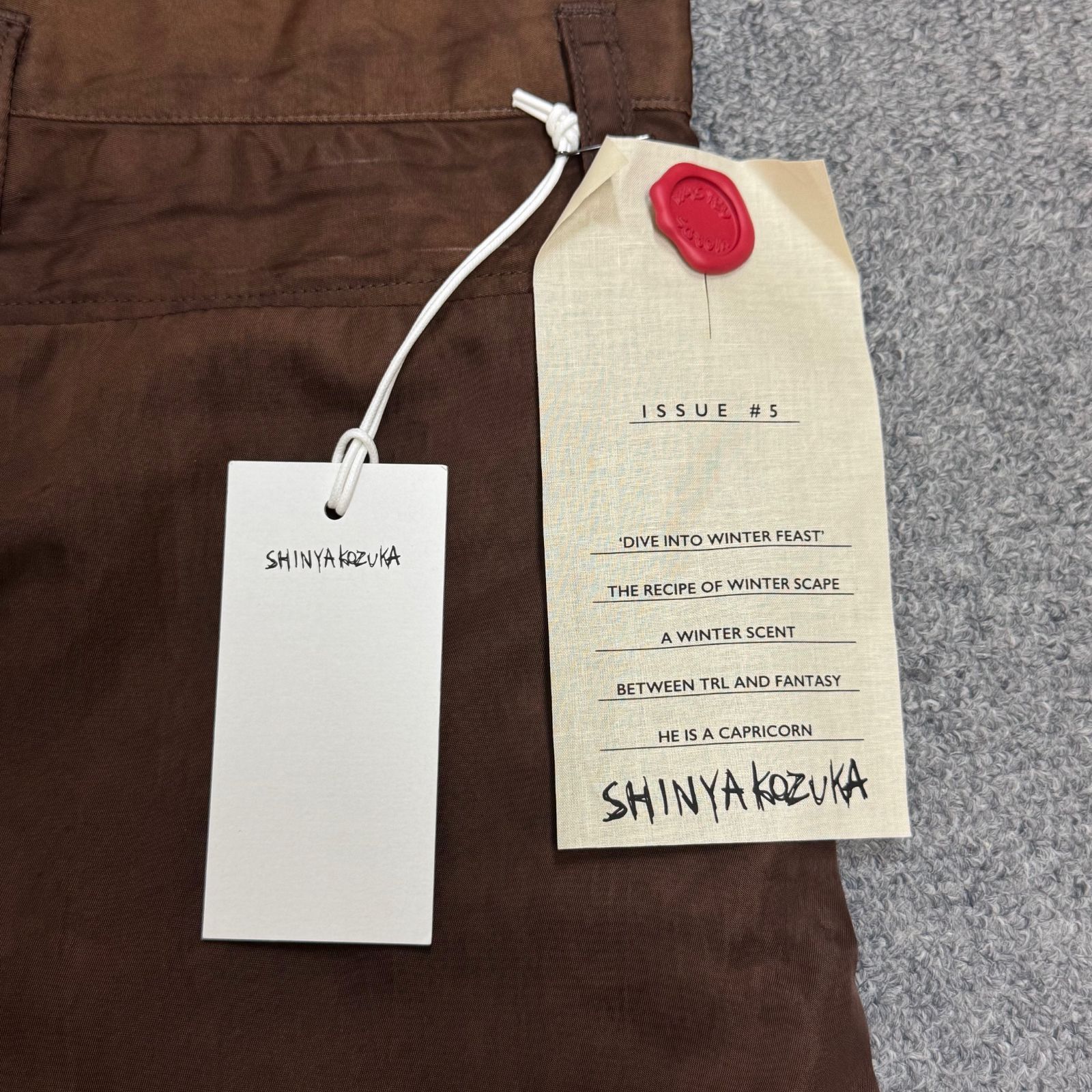 参考上代49500円 未使用品 SHINYAKOZUKA 24AW M-Pantalon パンタロン 