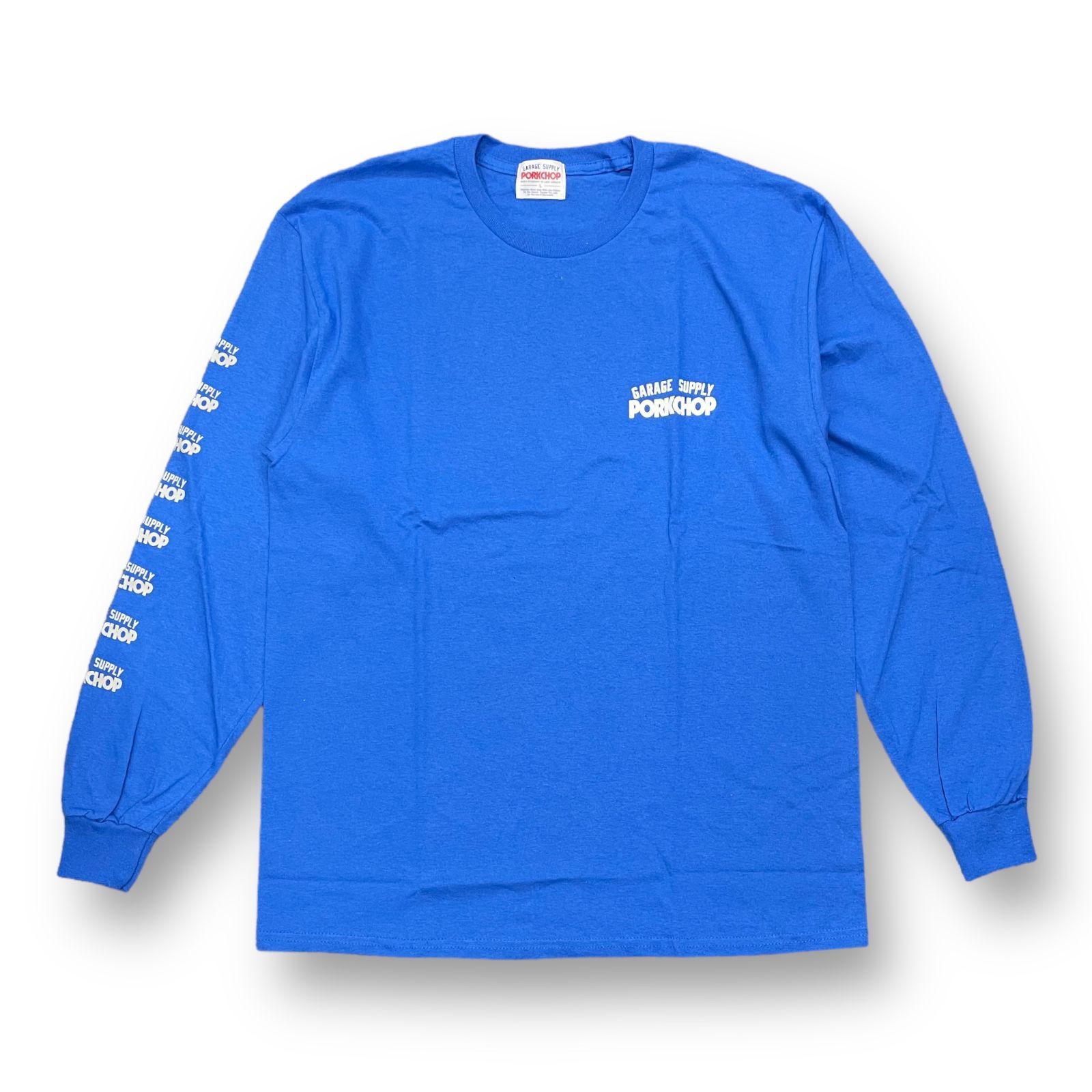 未使用品 PORKCHOP GARAGE SUPPLY CRUSHER L/S TEE L/S プリント 